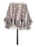 Banana Republic 100% Polyester Silver Casual Skirt Size 0 Petite - photo 1
