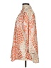 CAbi 100% Polyester Animal Print Orange 3/4 Sleeve Blouse Size M - photo 5