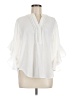 Vince Camuto 100% Polyester Ivory 3/4 Sleeve Blouse Size M - photo 1