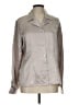 Merona Metallic Silver Long Sleeve Blouse Size L - photo 1