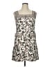 Tory Burch Paisley Multi Color Silver Cocktail Dress Size 14 - photo 1