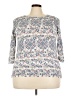 Talbots Outlet Ivory 3/4 Sleeve Top Size 2X - photo 1