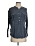 Free People Gray Long Sleeve Henley Size S - photo 1