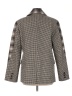 Avec Les Filles Houndstooth Brown Blazer Size M - photo 2