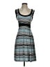 Max Studio Stripes Blue Casual Dress Size S - photo 1