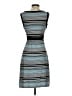 Max Studio Stripes Blue Casual Dress Size S - photo 2