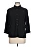 Amanda Smith Black 3/4 Sleeve Button-Down Shirt Size L (estimated) - photo 1