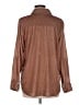Splendid Brown Long Sleeve Button-Down Shirt Size M - photo 2