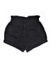 Topshop Black Denim Shorts Size 12 - photo 2