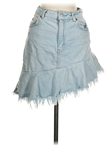 Topshop Denim Skirt (view 1)