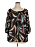 Lane Bryant Black 3/4 Sleeve Blouse Size 14 (1) - photo 1