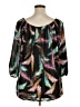 Lane Bryant Black 3/4 Sleeve Blouse Size 14 (1) - photo 2