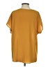 Everleigh 100% Polyester Yellow Short Sleeve Blouse Size S - photo 2
