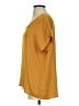 Everleigh 100% Polyester Yellow Short Sleeve Blouse Size S - photo 5