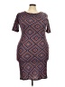 Lularoe Argyle Brown Casual Dress Size 22 - 24 - photo 1