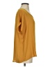 Everleigh 100% Polyester Yellow Short Sleeve Blouse Size S - photo 4