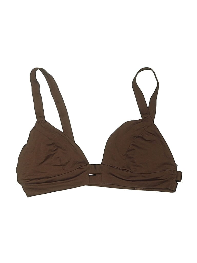 Vitamin A Swimsuit Top Brown Swimwear