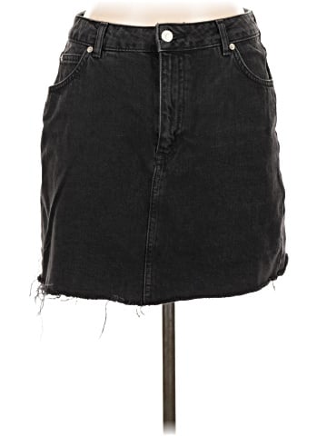 Topshop Denim Skirt (view 1)