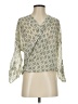 About A Girl 100% Polyester Ivory 3/4 Sleeve Blouse Size XS - photo 1