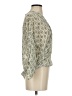 About A Girl 100% Polyester Ivory 3/4 Sleeve Blouse Size XS - photo 4