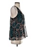 Ella Moss 100% Rayon Teal Sleeveless Blouse Size S - photo 4