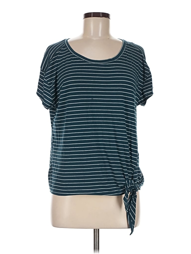 Pre-owned C9 By Champion Short Sleeve Top Teal Scoop Neck Tops