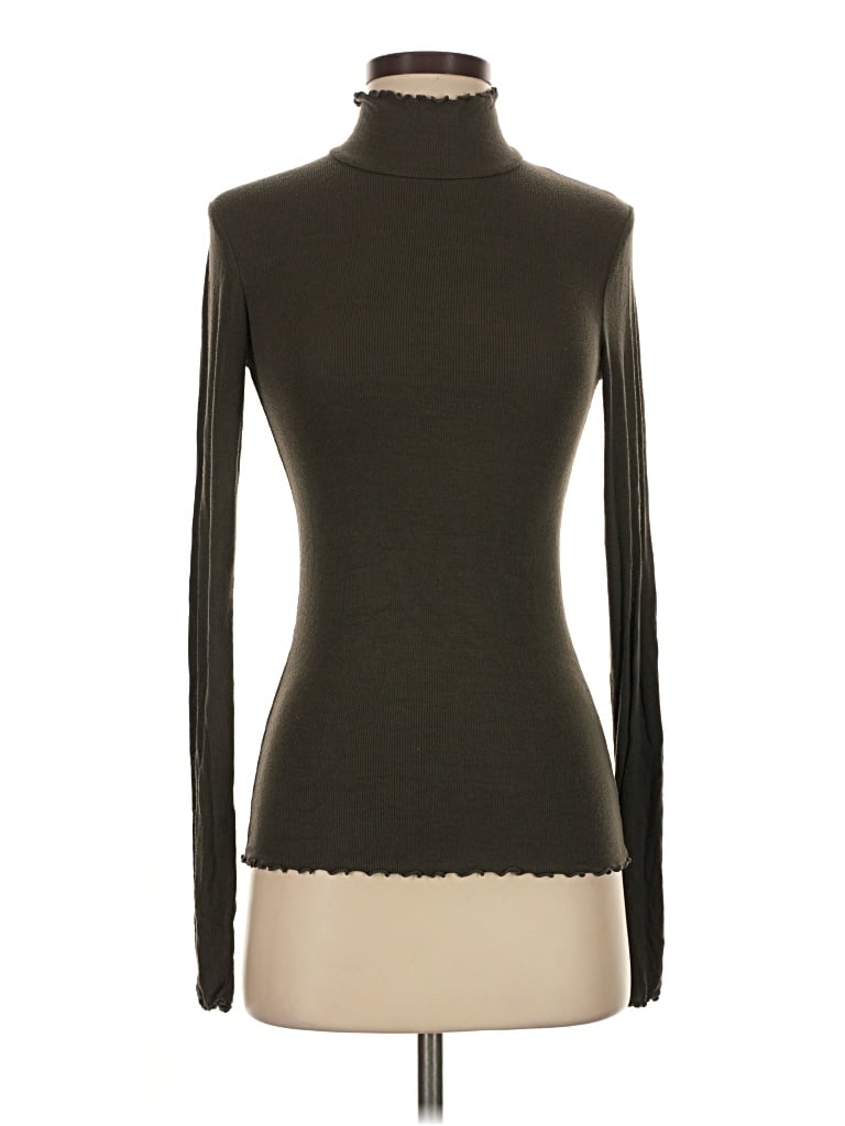 Pre-owned Wilfred Turtleneck Sweater In Brown