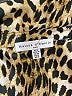 Maison d' Amelie Animal Print Gold Long Sleeve Blouse Size M - photo 7