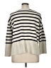 Gap 100% Cotton Stripes Ivory Pullover Sweater Size XL - photo 2