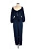 Trina Turk 100% Silk Solid Blue Jumpsuit Size L (estimated) - photo 1