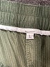 Siliteelon Solid Green Casual Pants Size L - photo 7