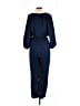Trina Turk 100% Silk Solid Blue Jumpsuit Size L (estimated) - photo 2