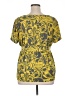 Chadwicks Yellow Short Sleeve Blouse Size XL - photo 2