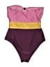 Zimmermann Color Block Burgundy One-Piece Swimsuit Size 12 (4) - photo 2