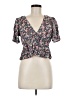 O'Neill 100% Rayon Black Short Sleeve Blouse Size M - photo 1