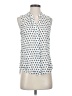 Bella Dahl 100% Polyester White Sleeveless Blouse Size S - photo 1