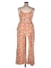 SO Paisley Orange Jumpsuit Size XXL - photo 2