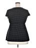 George Polka Dots Black Short Sleeve Blouse Size 18 - photo 2