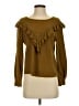 J.Crew Brown Long Sleeve Blouse Size XS - photo 1