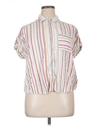 Maurices Short Sleeve Blouse (view 1)