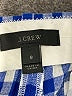 J.Crew 100% Linen Checkered-gingham Blue Shorts Size 8 - photo 3