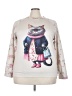 Unbranded Print Pink Sweatshirt Size 3X - photo 1