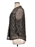 Cocomo Chevron-herringbone Silver 3/4 Sleeve Blouse Size XL (petite) - photo 5