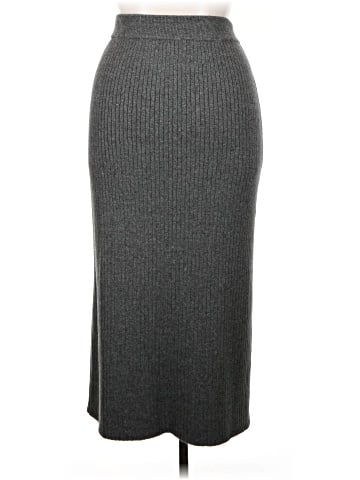 Olivia Grey Casual Skirt (view 2)