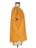 Hilary Radley 100% Polyester Yellow Short Sleeve Top Size M - photo 4