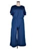 SPANX Solid Blue Jumpsuit Size 2X Petite - photo 1