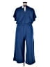 SPANX Solid Blue Jumpsuit Size 2X Petite - photo 2