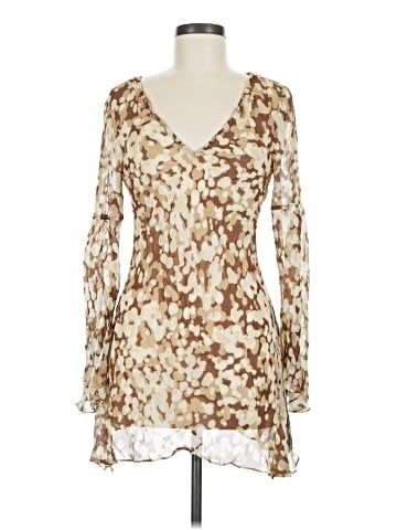 Kenneth Cole New York Long Sleeve Silk Top (view 1)