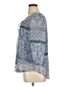 St. John's Bay 100% Polyester Blue 3/4 Sleeve Blouse Size XL - photo 5