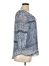 St. John's Bay 100% Polyester Blue 3/4 Sleeve Blouse Size XL - photo 4